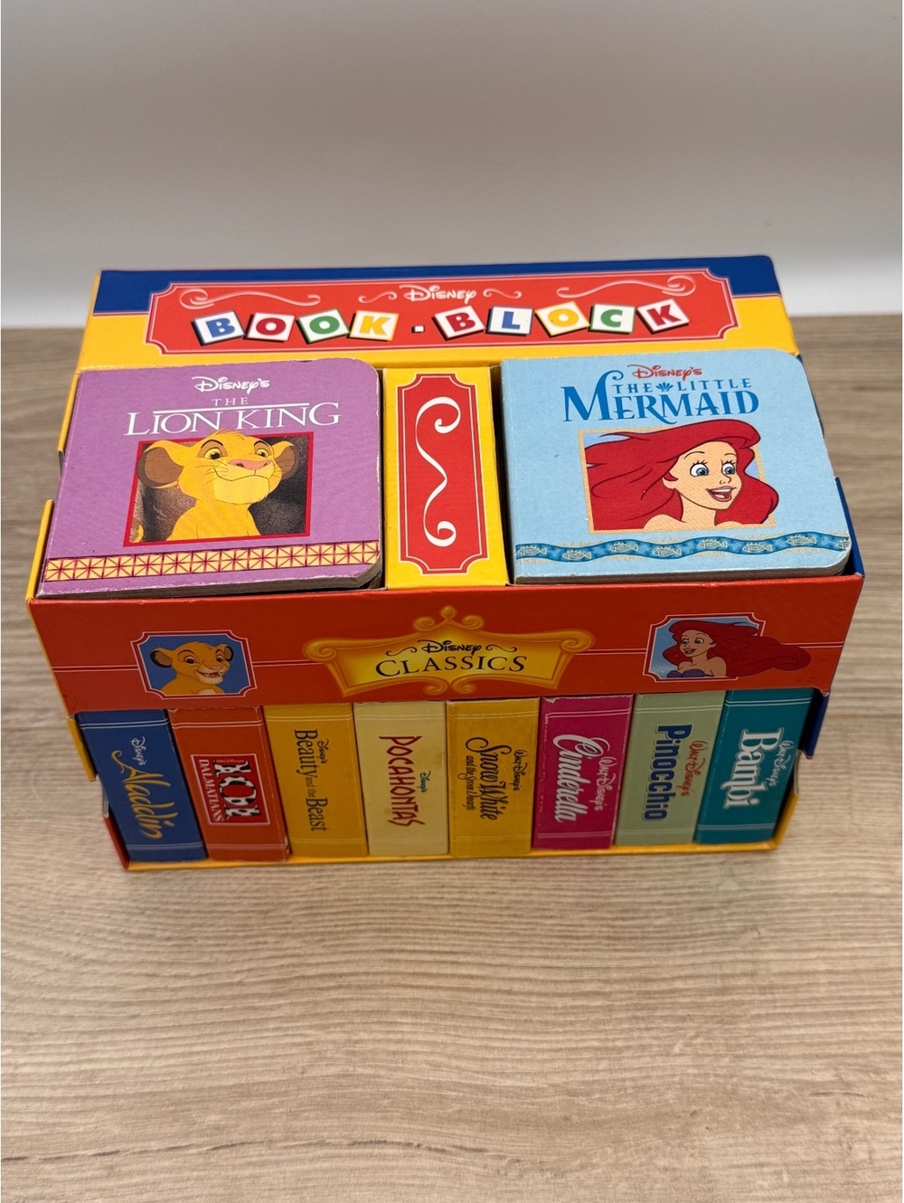 Vintage 1999 Disney Classics Book Block 10 Mini Books